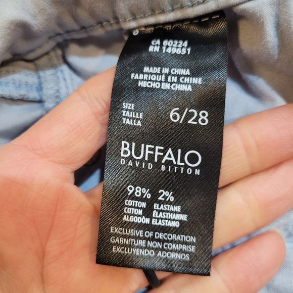 Buffalo David Bitton Women's Daily Light Grayish Blue Cotton/Spandex Blend Jeans - Picture 3 of 8